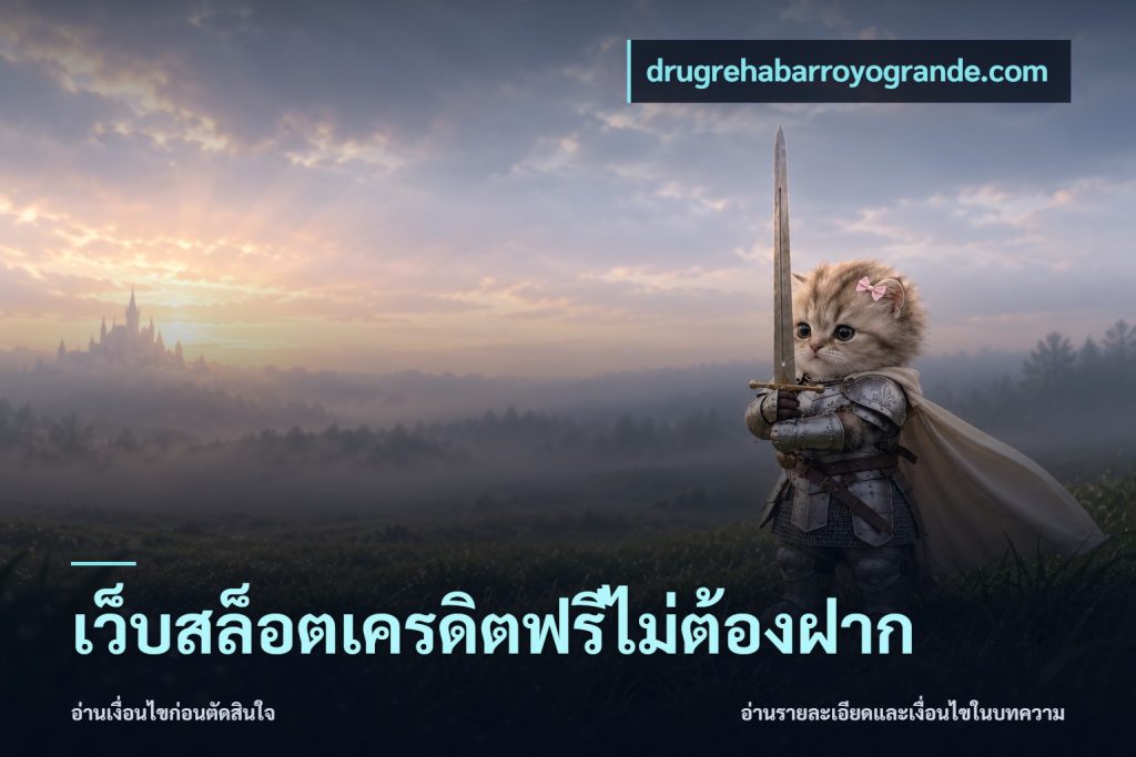 เว็บสล็อตเครดิตฟรีไม่ต้องฝาก