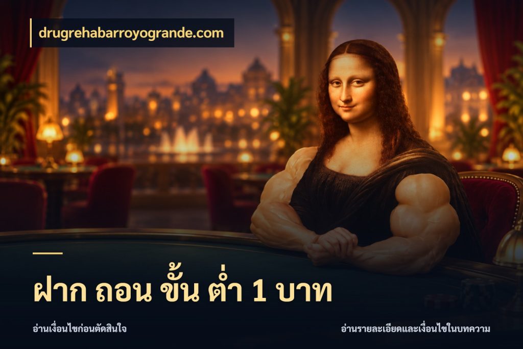 ฝาก ถอน ขั้น ต่ำ 1 บาท จำนวนเริ่มต้นกับรายละเอียดที่สายเกมสนใจ ในมุม drugrehabarroyogrande.com