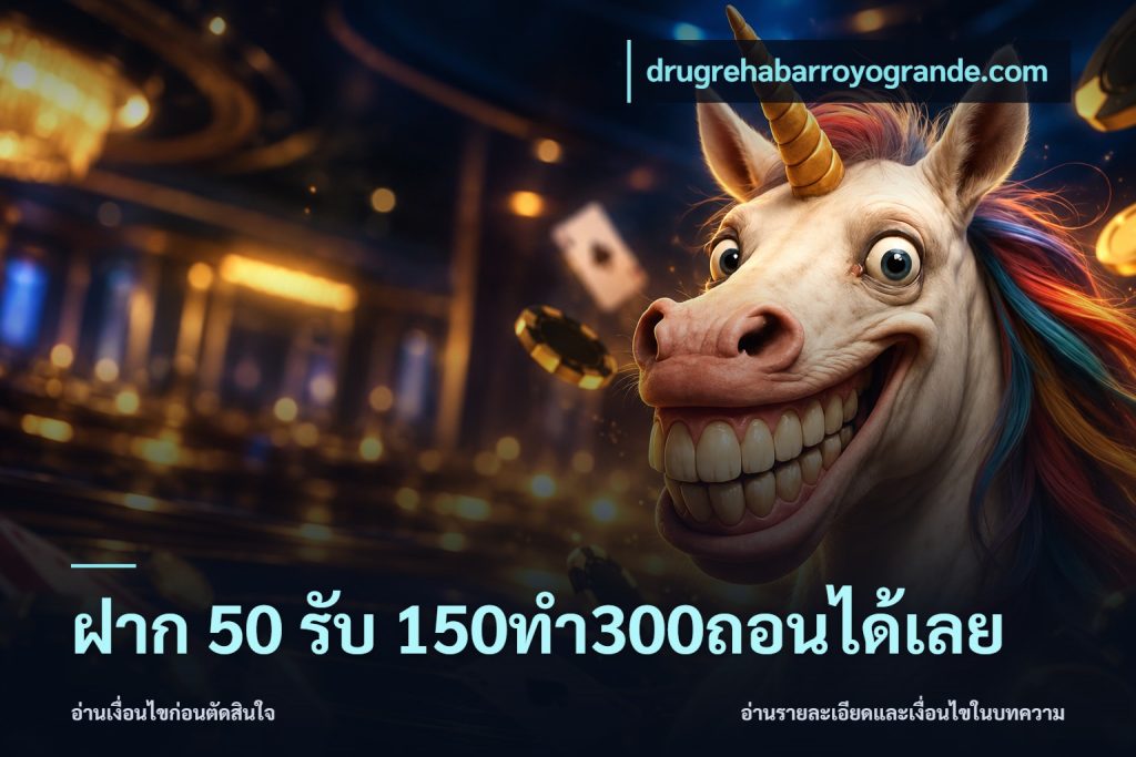 ฝาก 50 รับ 150ทำ300ถอนได้เลย