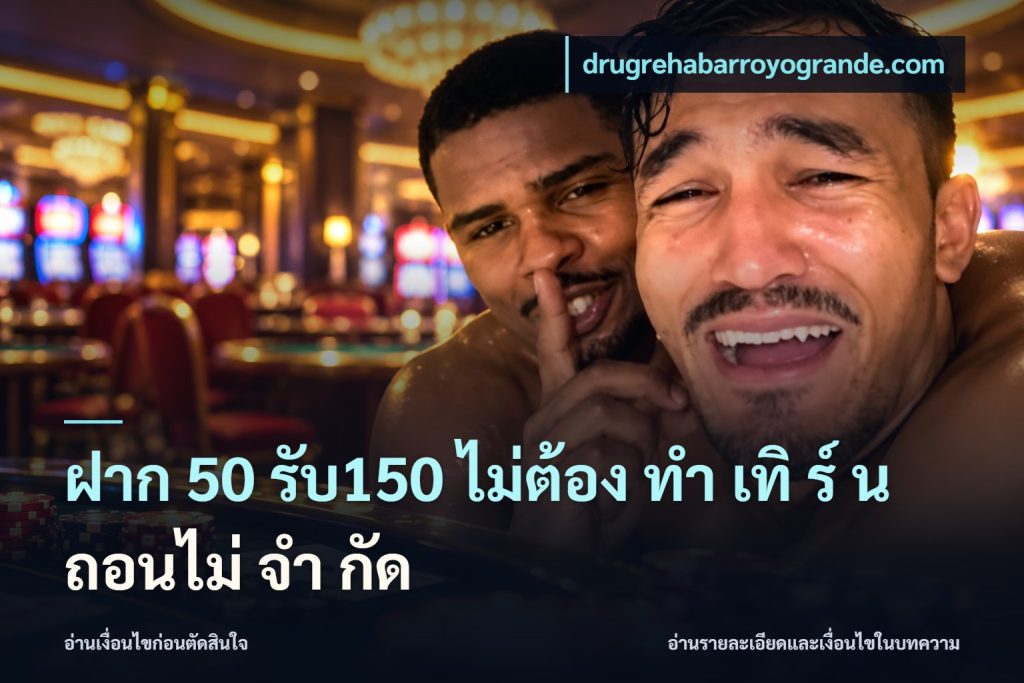 ฝาก 50 รับ150 ไม่ต้อง ทํา เทิ ร์ น ถอนไม่ จํา กัด