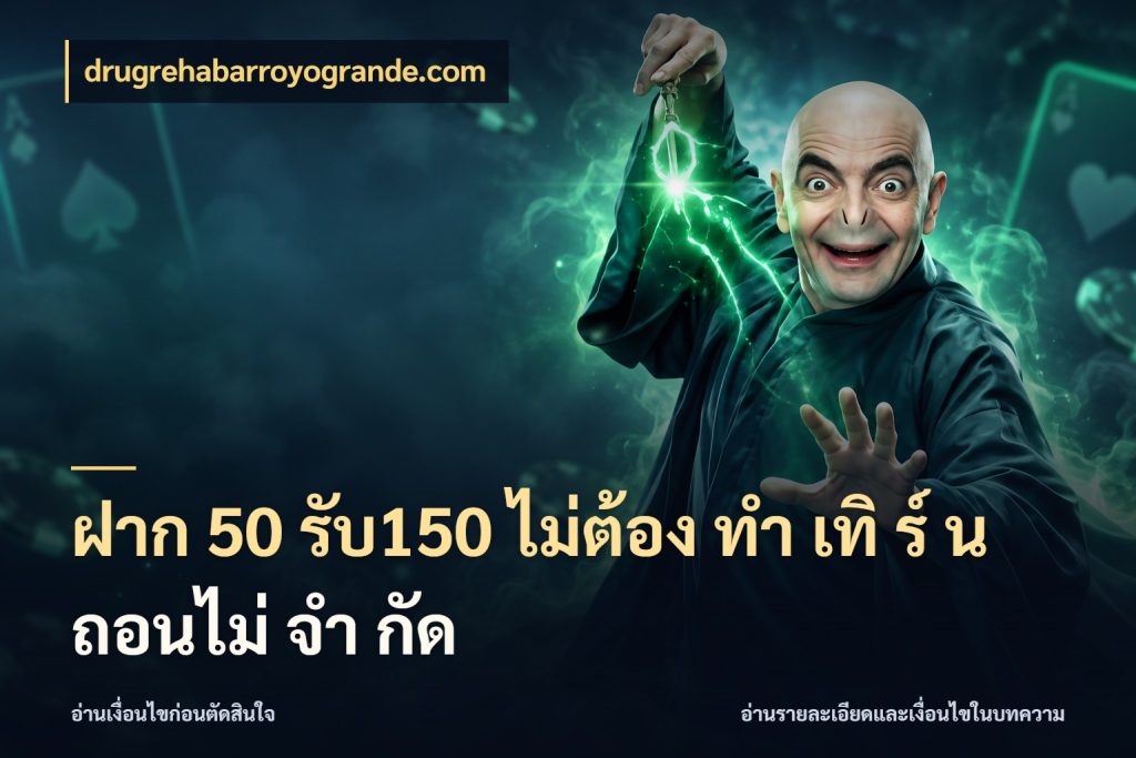 ฝาก 50 รับ150 ไม่ต้อง ทํา เทิ ร์ น ถอนไม่ จํา กัด สีสันของโปรฝากและยอดรับ สไตล์ drugrehabarroyogrande.com