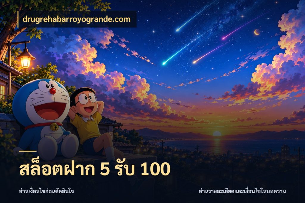 สล็อตฝาก 5 รับ 100 จุดเด่นของเครดิตที่คนชอบเกมอยากรู้ กับ drugrehabarroyogrande.com