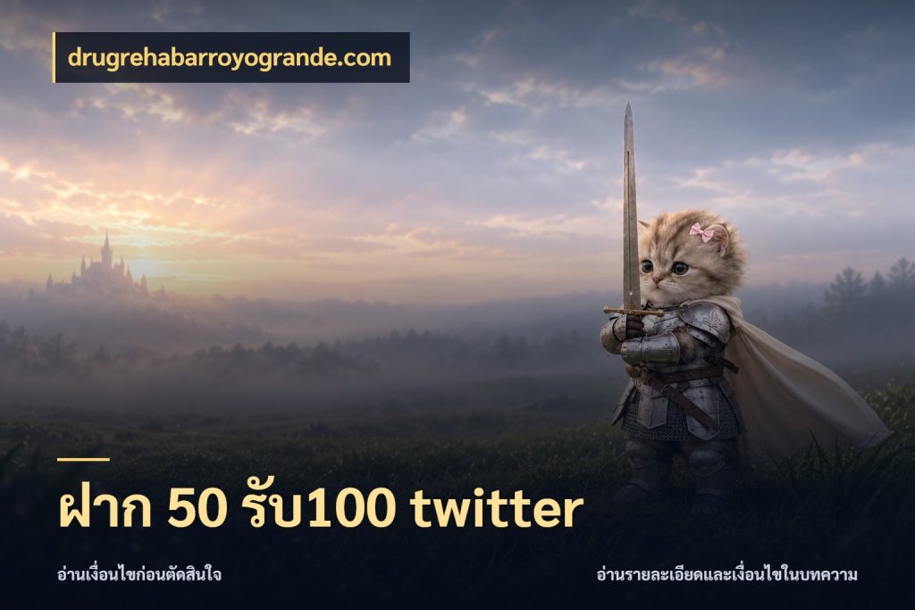 ฝาก 50 รับ100 twitter ยอดฝากและยอดรับในมุมของคนชอบลุ้น กับ drugrehabarroyogrande.com