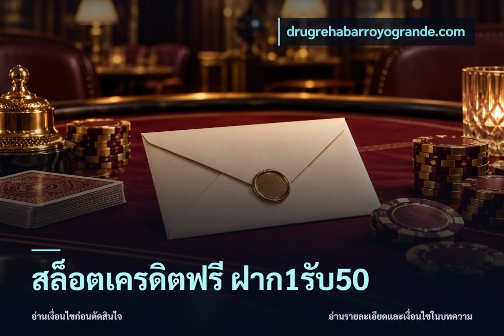 สล็อตเครดิตฟรี ฝาก1รับ50