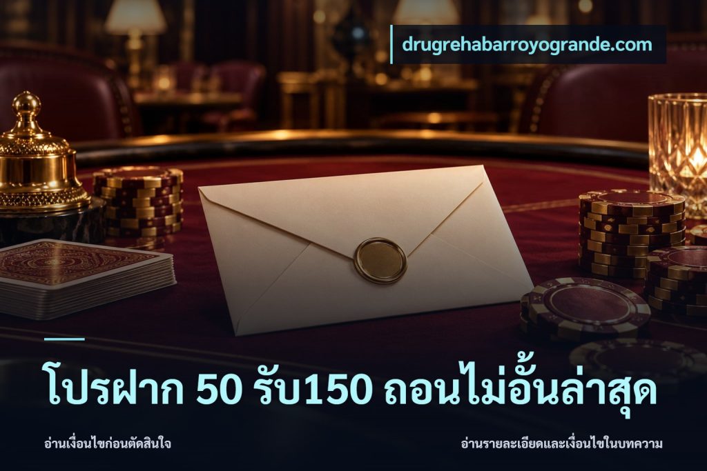 โปรฝาก 50 รับ150 ถอนไม่อั้นล่าสุด