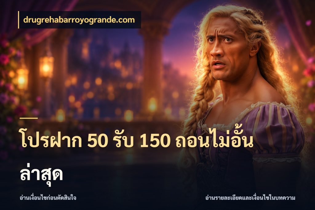 โปรฝาก 50 รับ 150 ถอนไม่อั้น ล่าสุด สีสันของโปรฝากและยอดรับ ในมุม drugrehabarroyogrande.com