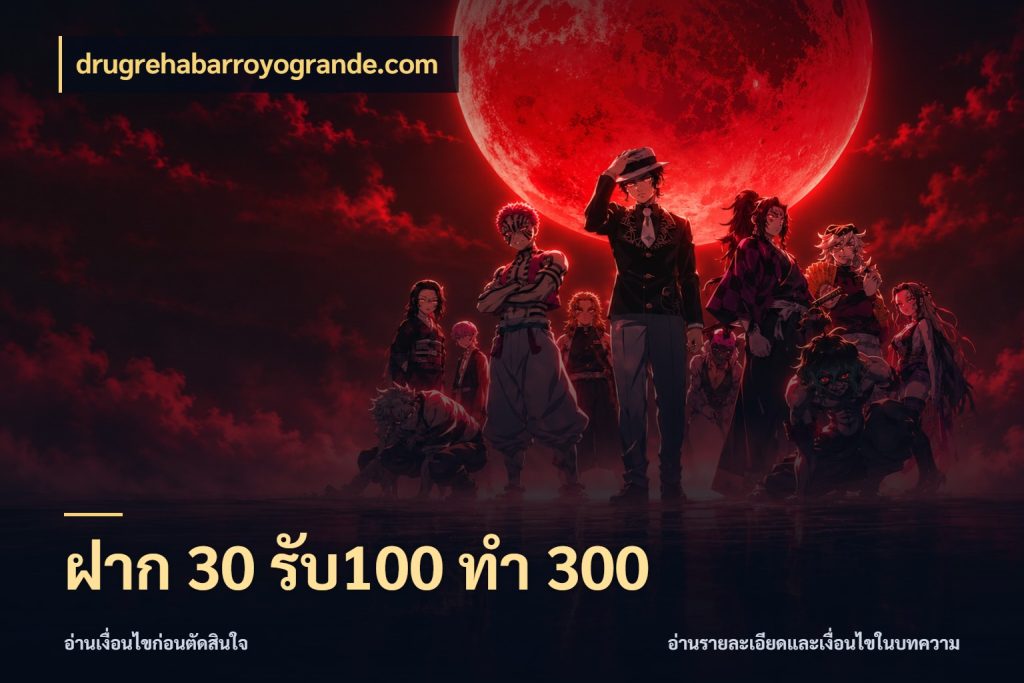 ฝาก 30 รับ100 ทำ 300 drugrehabarroyogrande.com ยอดฝากและยอดรับในมุมของคนชอบลุ้น