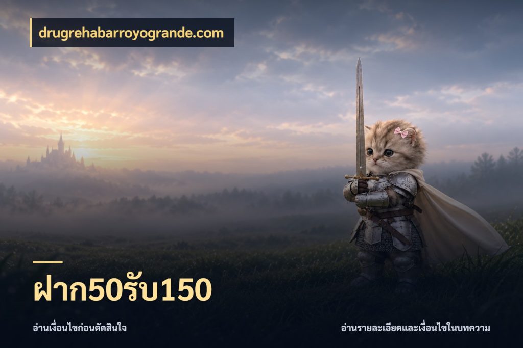 ฝาก50รับ150 เครดิตกับรูปแบบโปรที่ตรงใจ ในมุม drugrehabarroyogrande.com
