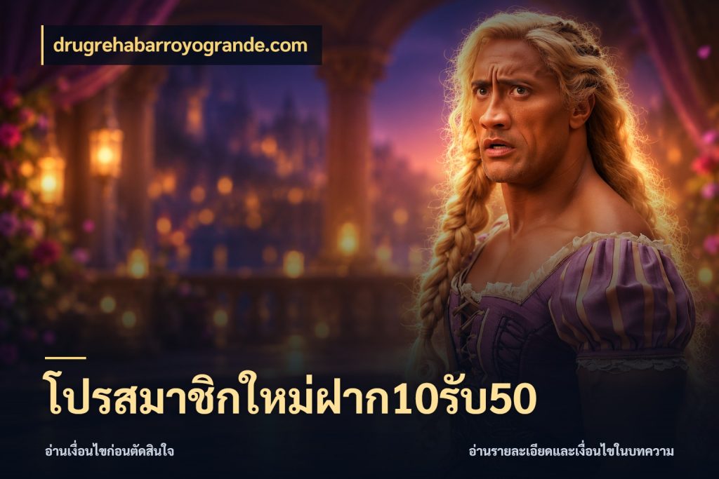 โปรสมาชิกใหม่ฝาก10รับ50 โปรกับเกมที่ชอบเลือกให้ตรงสไตล์ กับ drugrehabarroyogrande.com