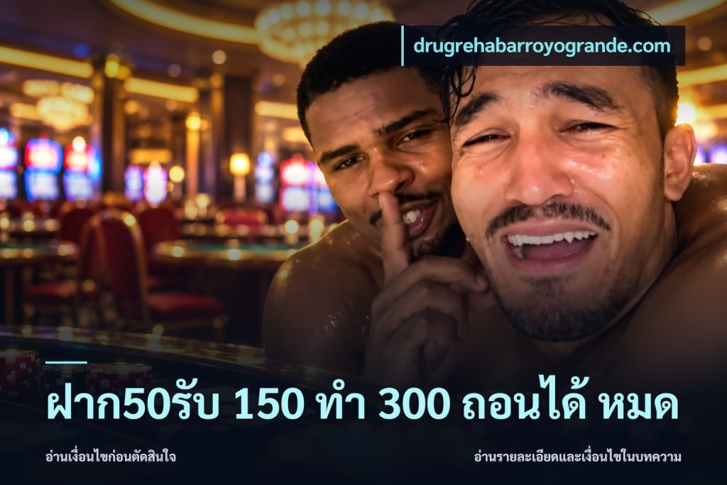 ฝาก50รับ 150 ทำ 300 ถอนได้ หมด