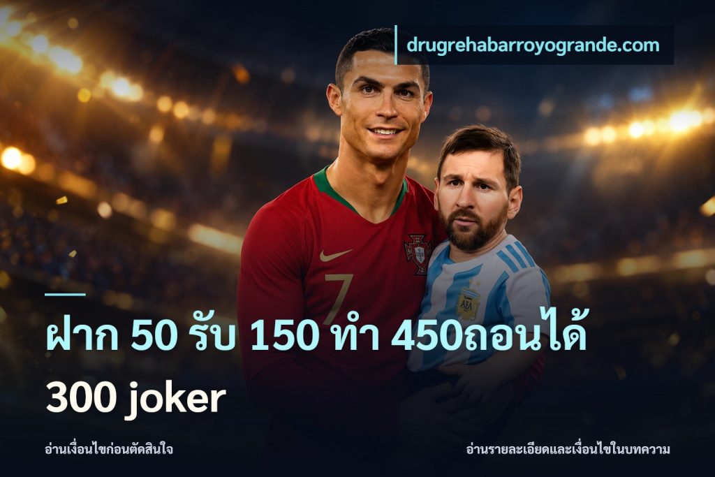 ฝาก 50 รับ 150 ทํา 450ถอนได้ 300 joker