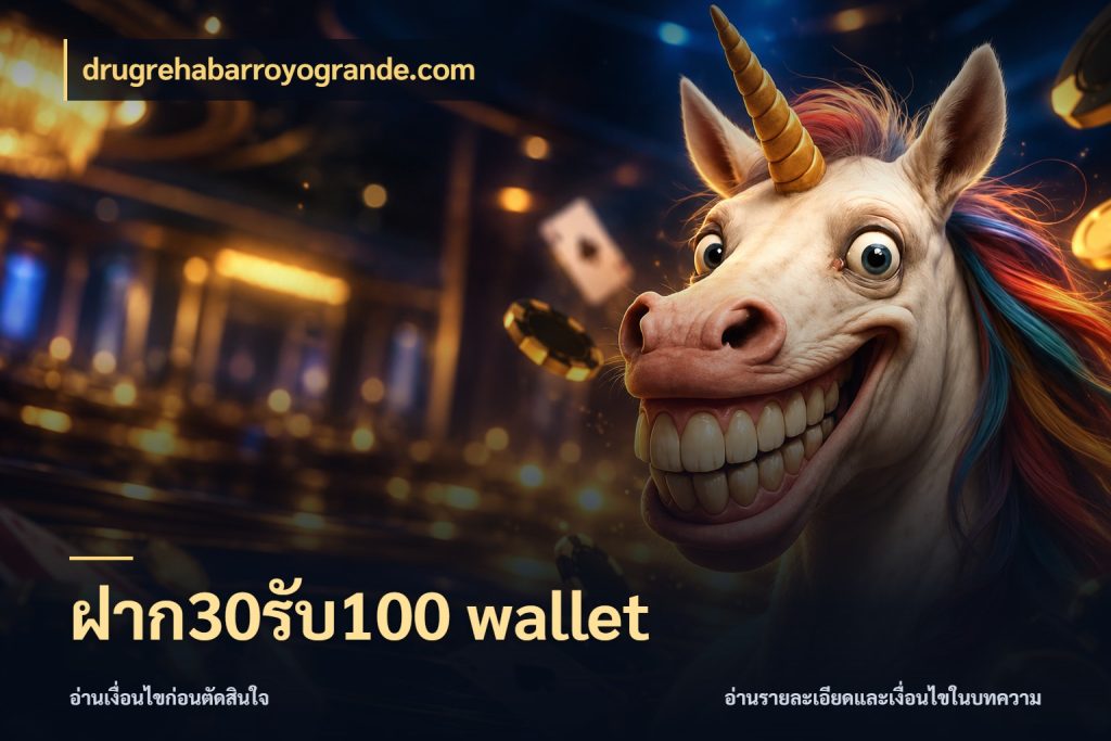 ฝาก30รับ100 wallet เครดิตกับรูปแบบโปรที่ตรงใจ กับ drugrehabarroyogrande.com