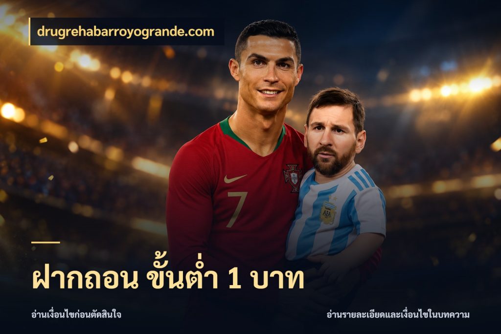ฝากถอน ขั้นต่ำ 1 บาท ทุนเบาก็มีสีสันในจังหวะของคุณ สไตล์ drugrehabarroyogrande.com