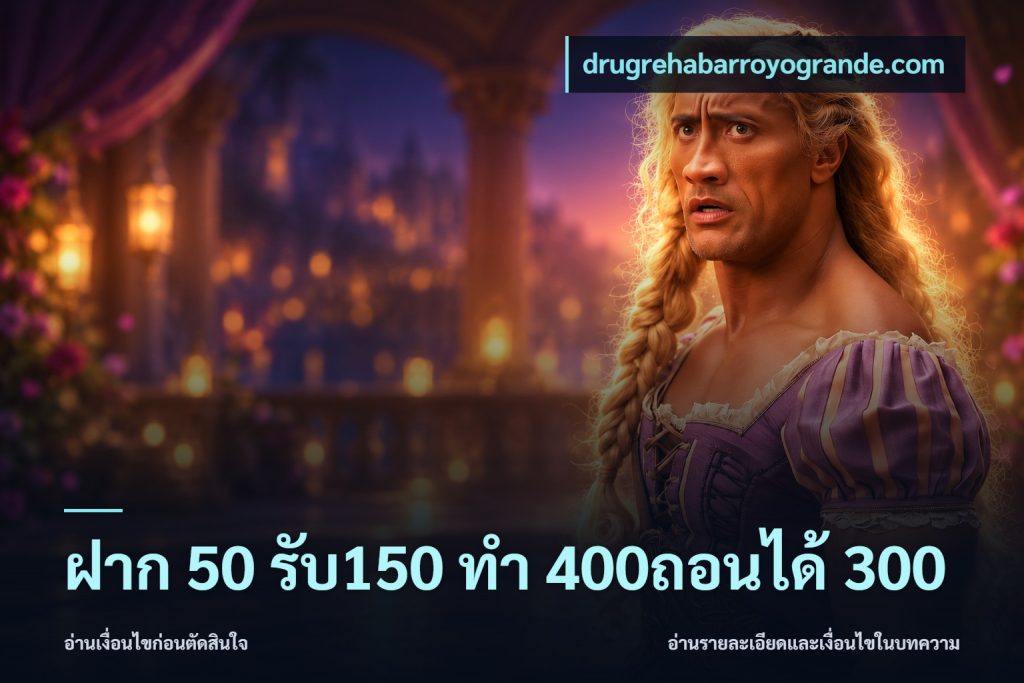 ฝาก 50 รับ150 ทํา 400ถอนได้ 300